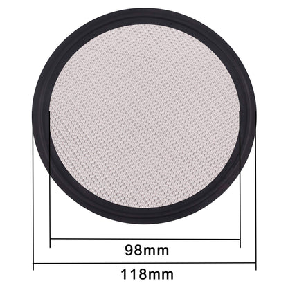 DERNORD 4" Sanitary Gasket FKM w/Stainless Screen - Tri Clamp Clover (20 Mesh)