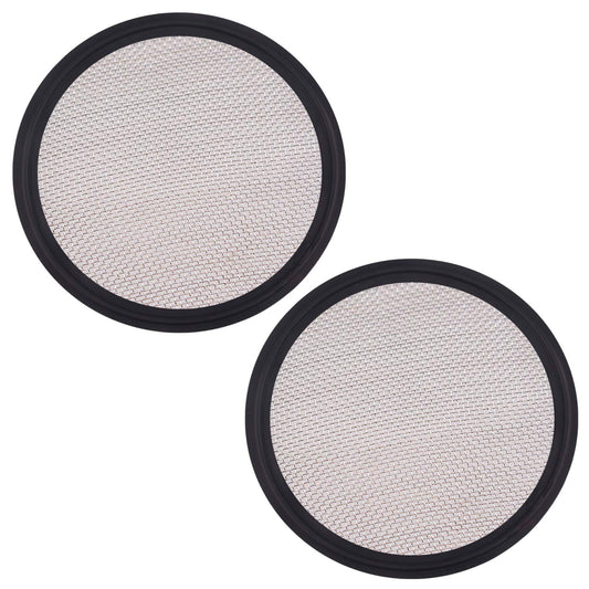 DERNORD 4" Sanitary Gasket FKM w/Stainless Screen - Tri Clamp Clover (Pack of 2) (60 Mesh)