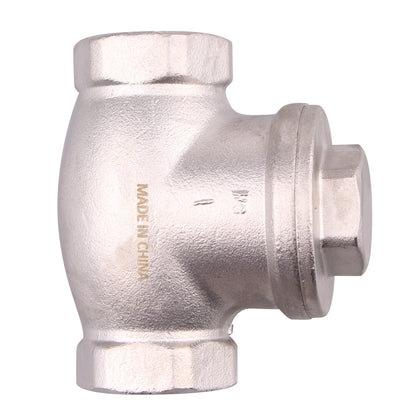 Swing Check Valve Stainless Steel | Female WOG 200 PSI SS304 CF8M Rust Free