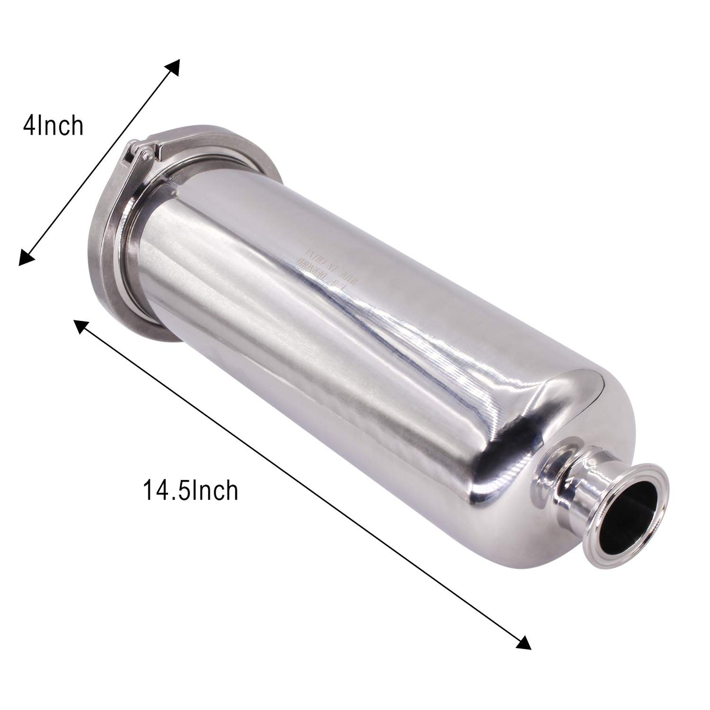 Tri-Clamp Filter | SS304 Sanitary Fittings | Inline Straight Strainer Stainless Steel Screen