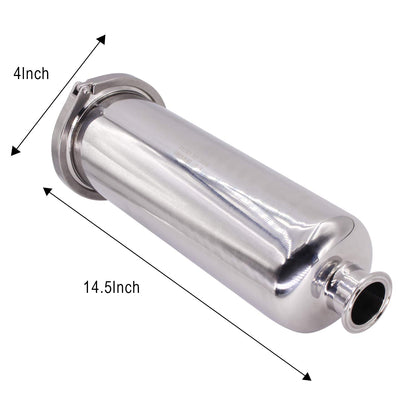 Tri-Clamp Filter | SS304 Sanitary Fittings | Inline Straight Strainer Stainless Steel Screen